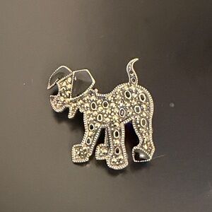 Judith Jack Sterling Silver Disney Dalmatian Brooch